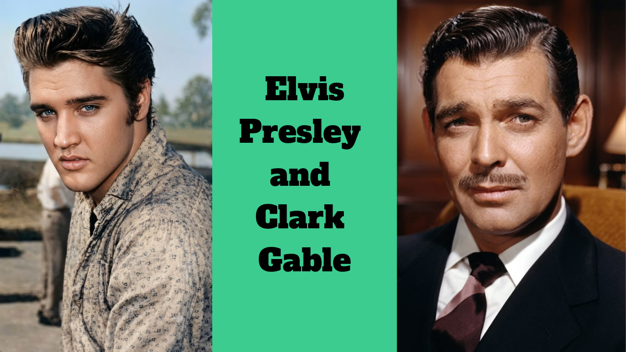 Elvis Presley and Clark Gable